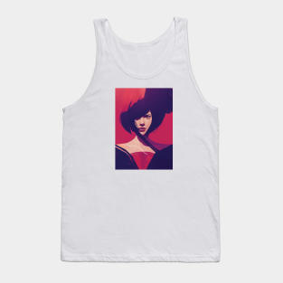 beautiful girl digital art - DESIGN Tank Top